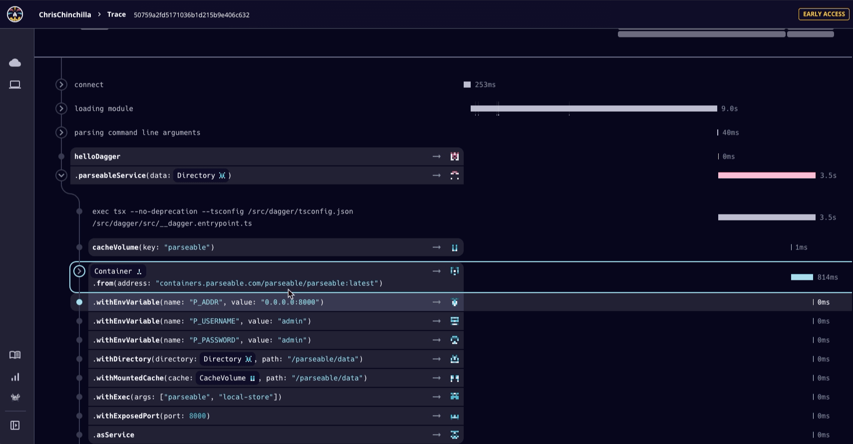 Dagger and Parseable: Ideas on Infrastructure Logging and Integration