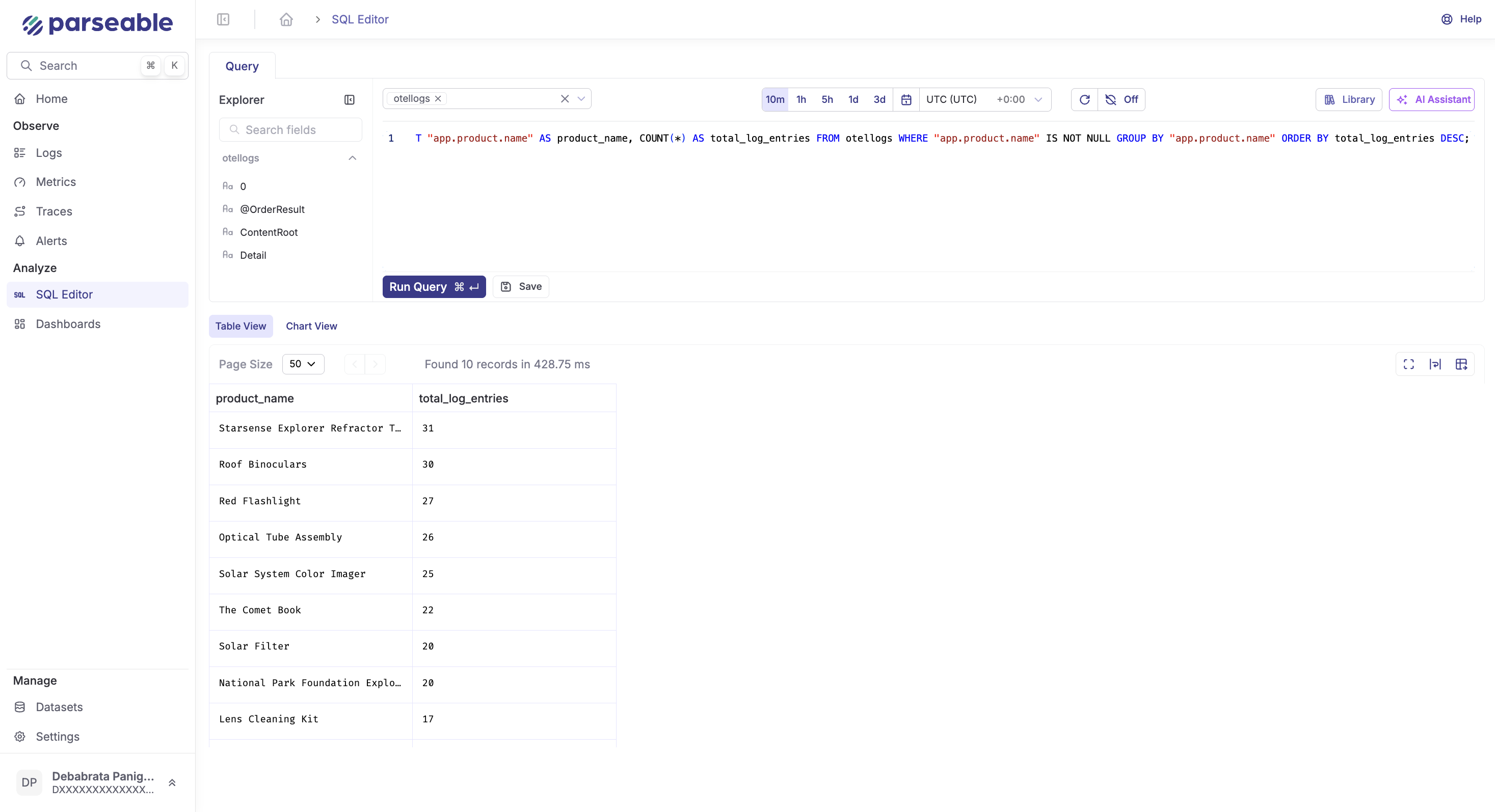 SQL Editor